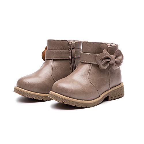 Blue Berry Girls Cute Fashion Toddler Winter Snow Boots (14TAUPE, numeric_5)