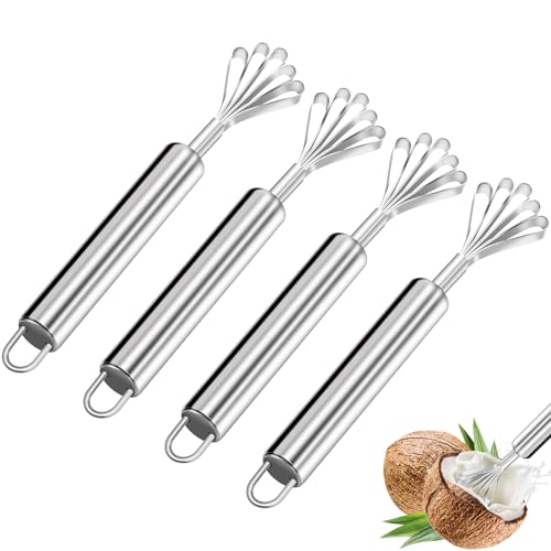 4 Pcs Coconut Meat Removal...