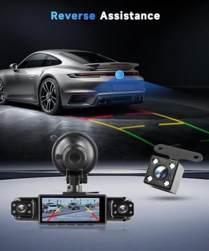 4-Channel 360° WiFi Dashcam with APP