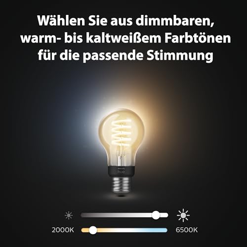Philips Hue E27 Filament, 7W, 3er Pack – Ansicht 2