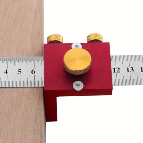 Yongany Herramienta de medición para carpintería, herramienta de escritura de madera, regla de arquitecto para trabajos de carpintero, herramienta de escritura de madera, práctica herramienta portátil
