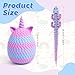 Flavery 3D Printed Unicorn Dragon Egg - Easter Basket Stuffers, Unicorn Egg Toys for Boys & Girls, 3D Printing Gift Toy, Desk Executive Pet, Christmas,Birthday Gift - (Sea Color)