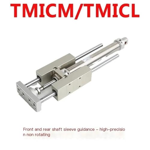 Vérin pneumatique à trois axes anti-rotation pour automatisation précise - 4