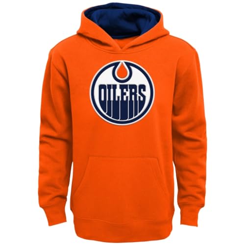 NHL Prime Junior Kapuzenpullover, für Jugendliche, Lange Ärmel, Grafik League Teams, mit Kängurutasche vorne (DE/NL/SE/PL, Alter, 18 Jahre, Regular, Edmonton Oilers) NHL Prime Junior Kapuzenpullover, für Jugendliche, Lange Ärmel, Grafik League Teams, mit Kängurutasche vorne (DE/NL/SE/PL, Alter, 18 Jahre, Regular, Edmonton Oilers)