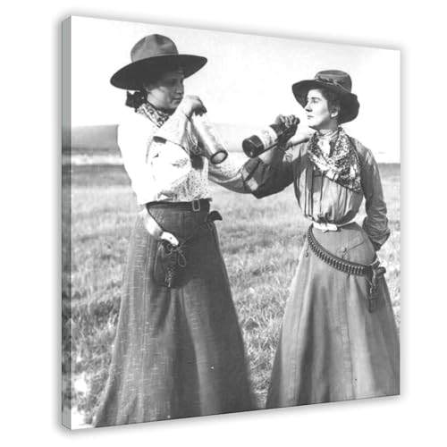 Toile de bureau Cowgirls 61x61 cm : une impression photo artistique pour vos murs de locaux