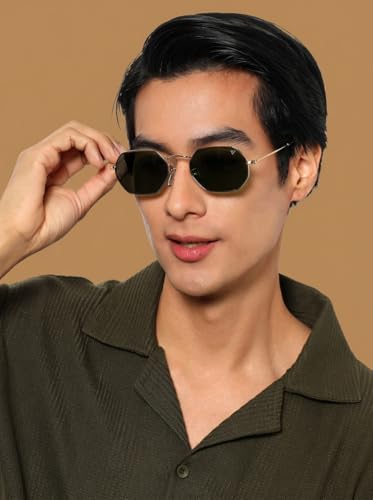 Image of Voyage UV Protection & Gradient Hexagonal Sunglasses for Men & Women