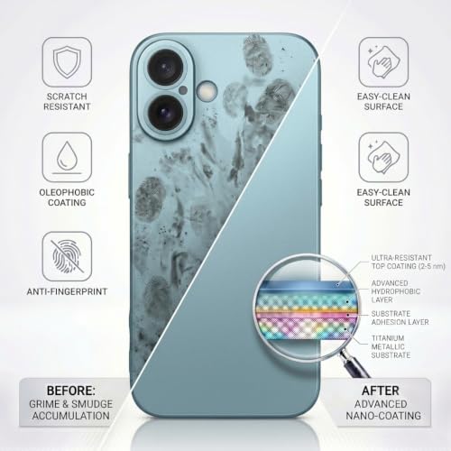 Image of amazon basics Premium Mag-Safe Case for iPhone 16 | Shockproof & Anti-Scratch Cover | Soft Silicone with Wireless Charging | Camera Lens Guard - Light Blue