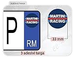 martini racing lancia  Aufkleber Aufkleber Gütesiegel Kennzeichen / Platte Martini Racing Lancia Delta Evo HF Integral