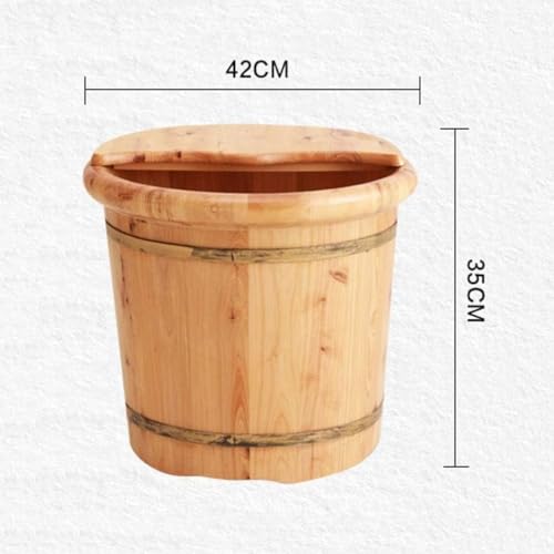 Cubeta de madera para baño de pies Spa y masaje miniatura 2