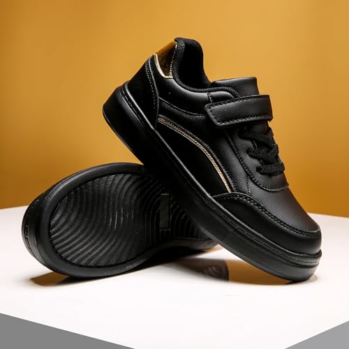 Boys Flat Athletic Shoes Kids Walking Running Hiking Sneakers Trendy Anti-Slip Rubber Sole Wide Sports Trainers4