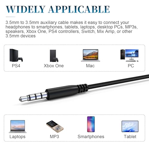 Cable de micrófono Zosvoses compatible AW920H 1.8 m miniatura 6