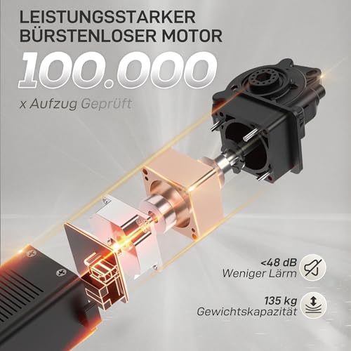 HOMCOM Fernsehsessel Elektrisch Relaxsessel mit Liegefunktion Fußteil TV Sessel mit Verstellbarer Rückenlehne Seitentasche ergonomisch Ruhesessel Liegesessel für Wohnzimmer Schlafzimmer Grau – Bild 5