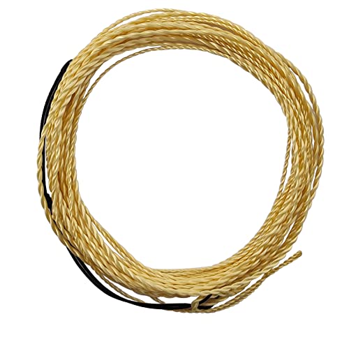 Riverruns Tenkara Line Tapered Furled Line Fly Line 12ft/13ft Braided Furled Line(Gold,13ft)