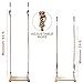 JUSTWOOD Tree Swing, Beech Swing Seat for Kids Adults with 300lbs Load, Wooden Swing Accessories with Adjustable Nylon Rope,Indoor Room Swing,Outdoor Wood Swing Set.
