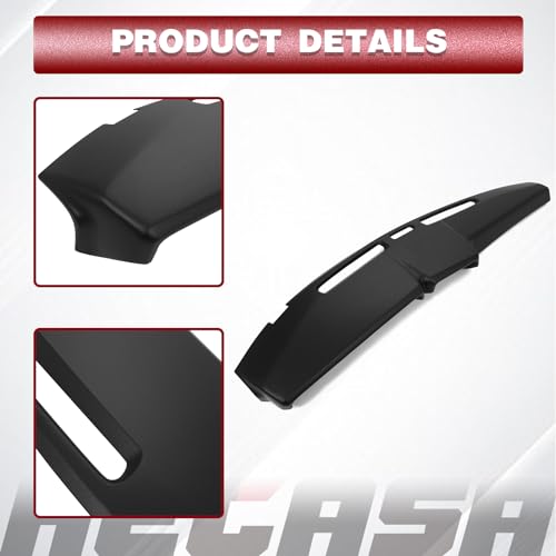 HECASA Dash Board Cover Compatible with 1980-1986 Ford F-100 F-150 F-250 F-350 Bronco Dash Cover ABS Plastic Painted Black by HECASA - Image 4