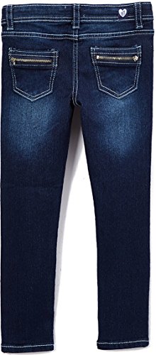 Image of ToBeInStyle Girl's Denim Easy Styling Classic Timeless Everyday Jeans Zip-Up Closure