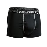 2UNDR Men's Gear Shift Trunk Boxer Briefs, Large, Black Tread
