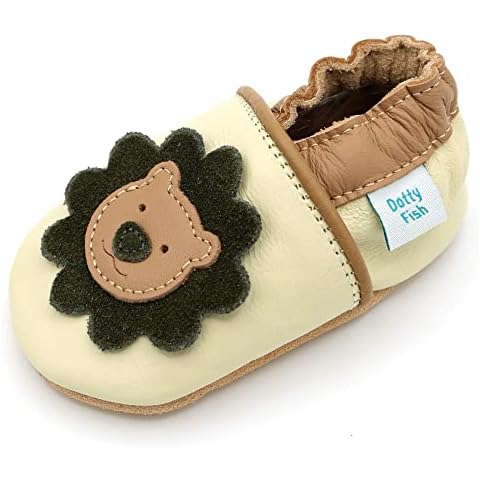 Dotty Fish weiche Leder Babyschuhe Cover