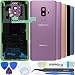Produktbild iStable Akkudeckel Set für Samsung Galaxy S9+ Plus SM-G965 Rückseite Glas mit Kamera Linse Deckel Backcover -Original Purple