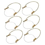 PEPLAYTAL 6Stücke Jar Hanfseil Mit Edelstahlhaken Für Hochzeitsdekoration Zum Aufhängen Von Einmachgläsern Garten Und Robuste Und Langlebige Bügel