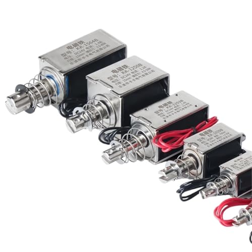 Solenoide lineal electroimán 1564B Push Pull 24V interruptor de marco abierto 20 mm 2