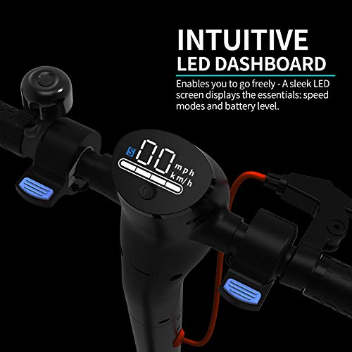 Hiboy MAX Electric Scooter - 350W Motor 8.5" Solid Tires Up to 27 Km Range & 30 Km/h One-Step Fold, Adult Electric Scooter for Commute and Travel Hiboy MAX Electric Scooter - 350W Motor 8.5" Solid Tires Up to 27 Km Range & 30 Km/h One-Step Fold, Adult Electric Scooter for Commute and Travel