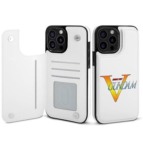 iPhone15ProMax用ケース 手帳型 機動戦士Vガンダム スマホケース 財布型 アイフォン15ProMax用ケース おしゃれ 軽量 背面 携帯カバー カード収納 スタンド機能 PUレザー 耐衝撃