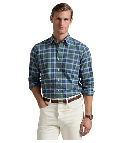 Image of POLO RALPH LAUREN Classic Fit Plaid Performance Shirt