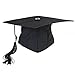 Tinksky Unisex Adult Graduation Cap with Tassel Adjustable (Black)