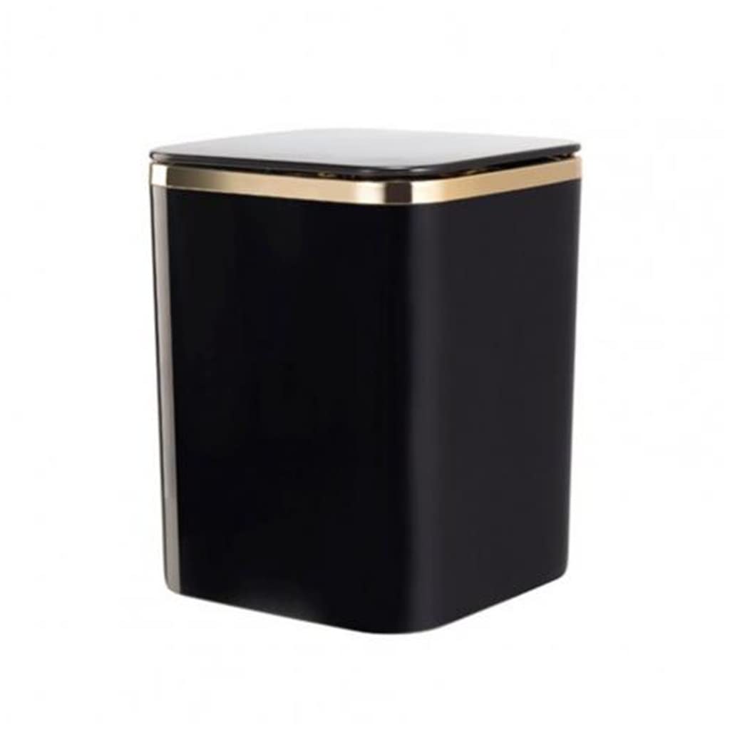 Trash Can Lightweight Mini Desktop Waste Bin Garbage Can Desk Garbage Can Desktop Waste Can(D)