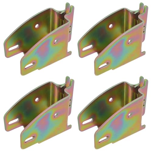 Support de fixation en alliage d'aluminium pour poutres en bois (4 pièces)