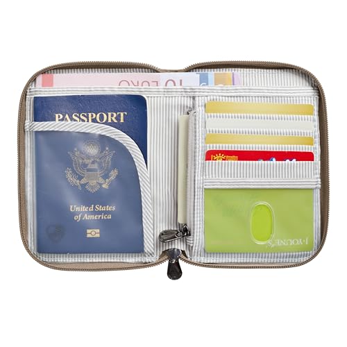 Image of Travelon RFID Blocking Passport Zip Wallet