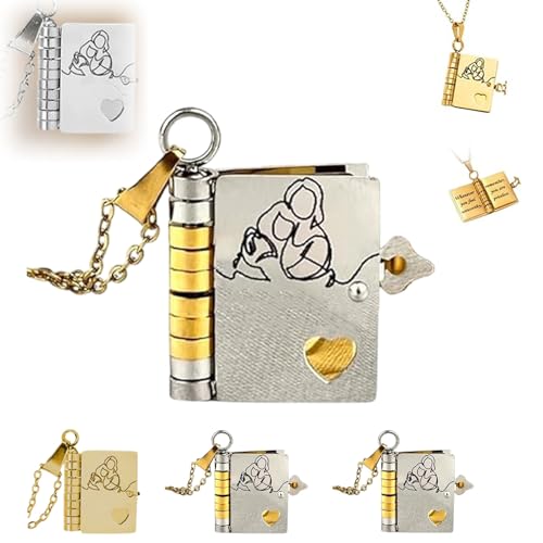 Granddaughter Chapter Book Necklace,The Most Beautiful Chapter Book,Personalized Granddaughters Necklaces Gift