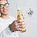 ORBLUE Wall-Mounted Bottle Openers - Stainless Steel, Mountable Beverage, Beer, Soda Caps Remover - Mounting Hardware Included, 2-Pack, Army Gray