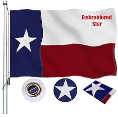 Embroidered Texas Flag 3x5