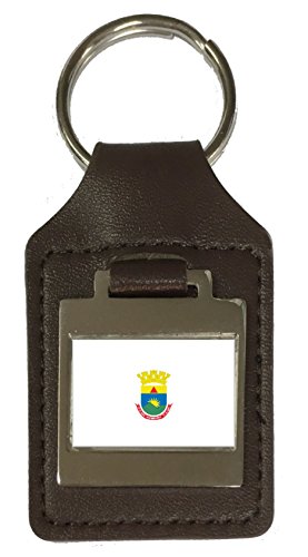 Porte-clés en cuir gravé Belo Horizonte le cadeau idéal pour amoureux du Minas Gerais