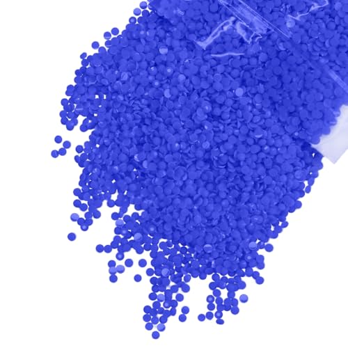 qiipii 2800PCS 4mm Solid Royal Blue Resin Rhinestones for Bedazzling Crafting SS16 Flatback Stones Bulk Diamonds Gems for Nails Face Eyes Makeup Tumblers Bottles Crafts Clothes Shoes Phones Scrapbook