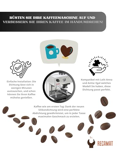 RECAMAT® Dichtungsring für Kaffeemaschine – Hochtempera...