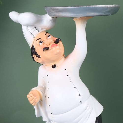 Ornement de chef en résine figurine décorative stable restaurant - 5