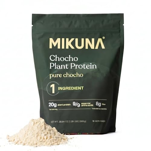 Image of Mikuna Pure Chocho Plant Protein Powder, Unflavored - 1 Ingredient, 20g Protein - Third-Party Tested, Vegan, Lectin Free - 15 Servings