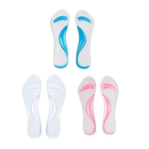 Mengonee Verano de Las Mujeres de tacón Alto-3 Pares de Silicona Arco...