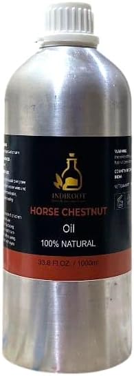 Horse Chestnut (Aesculus hippocastanum) Oil | Pure & Natural Carrier Oil for Skincare, Hair Care & Massage-
