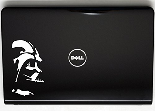 Darth Vader - 3 3/4" X 6 1/2" Die Cut Vinyl Decal For Windows, Cars, Trucks, Tool Boxes, Laptops - Virtually Any Hard, Smooth Surface. Not Printed! Barefoot Graphix Made In Usa #TOP1