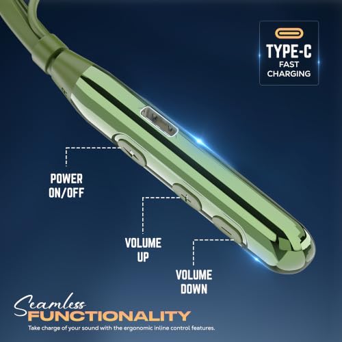 Image of Fairpick FP-NB014 Bluetooth Neckband, Ragging Green