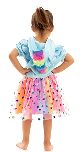 My Little Pony Toddler Girls Costume Short Sleeve Dress Blue 4T #TOP4