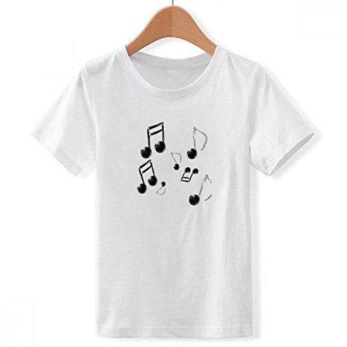 T-shirt musique combinaison bubble blanc vêtement été multicolore pour petit garçon