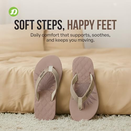 Image of DOCTOR EXTRA SOFT House Slipper for Women's Care Durable | Orthopaedic & Diabetic | Lightweight| Comfortable Footbed |Slippers for Girls & Ladies Daily Use D-05