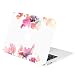 TOP CASE - Air 13-Inch Floral Reflection Pattern Graphics Rubberized Hard Case Cover for Macbook Air 13" Model: A1369 / A1466 - Violet Reflection