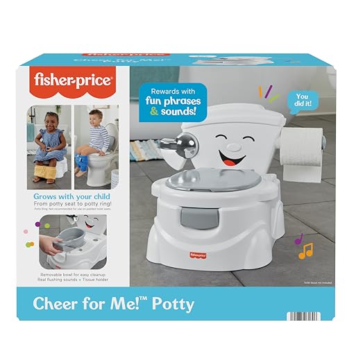Fisher-Price™ 2-N-1 Toddler Toilet Cheer for Me! Potty Training Seat with Sounds and Phrases and Removable Potty Ring - image 7