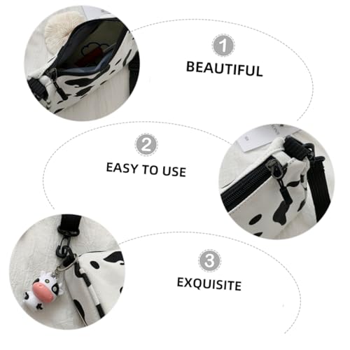 LIFKOME Japanese Style Canvas Crossbody Bag Lightweight Storage Shoulder Bag for Casual Use for Work School and Shopping Cute Convenient Access3